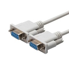 DB9 직렬 케이블 9 핀 RS232 수 암 PC 컨버터 익스텐션 어댑터 1 5m 3m, female to female