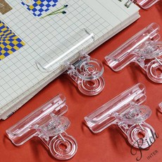 RC 종이홀더 투명 집게 50mm