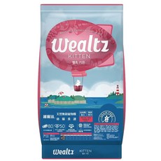 Wealtz 維爾滋 無穀幼貓飼料 高蛋白低GI 雞肉口味 1.2kg 小顆粒易食, 1包, 雞
