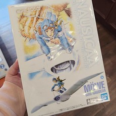 BANDAI 宮崎駿 吉卜力 風之谷 娜烏西卡 飛行艇 1/20 自組模型 公仔 模型 收藏, 1個