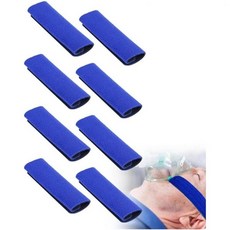양압기 필로우 부품 기구 8개 세트 CPAP 스트랩 커버 쿠션 패드 마스크 헤드기어 및 편안함을 위한 부드러운