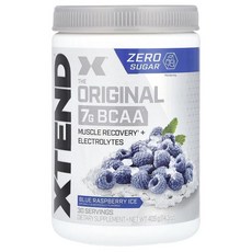 XTEND 7G BCAA Blue Raspberry Ice 엑스텐드 7G BCAA 블루 라즈베리 아이스, 405g, 6개