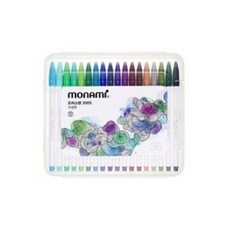 모나미 프러스펜 3000 수성펜 36색, 혼합 색상, 1개