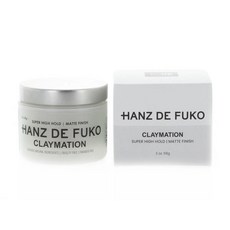 Hanz de Fuko Claymation 強力塑型啞光髮蠟, 1個, 一般瓶-56g,Claymation