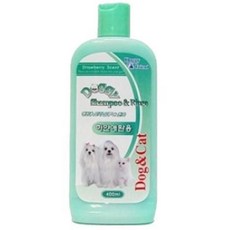 백모용 화이트닝 말티즈 샴푸린스 400mlx2개 각질 강아지피부 피부