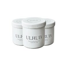 (2026 일본 베스트) ULRUB 바디 스크럽 전신 각질 제거 엉덩이 칙칙함 개선 460g, 3개