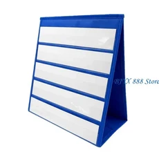 39xc 문장 스트립/플래시 카드 단어 맞춤법 게임 교육 도구 용 포켓 차트, [01] Blue, [01] S, 1개