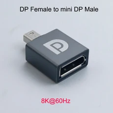 YuXi 4K 디스플레이 포트미니 어댑터 DPDP 케이블 익스텐더 프로젝터 노트북 PC TV 모니터 변환기용, 03 mini DP MF DP