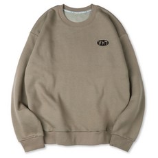 벤힛 라운드 로고 세미 오버핏 특양면 빅사이즈 맨투맨