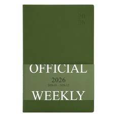 2026 오피셜 열두달 B6 위클리 다이어리 (날짜형 32절 주간) 업무용, 그린무스, 그린무스