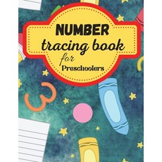 (영문도서) Number Tracing Book for Preschoolers: Activity Book for kids 3-5 4-8 years Trace Numbers Pr... Paperback, Melissa Joy Press, English, 9781471719929