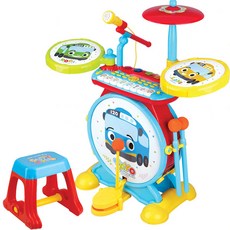 타요 뮤직플레이세트 / 악기놀이 심벌즈 드럼세트, 타요 플레이 드럼세트, 1개