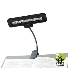 MainPeak 折疊譜架 樂譜架 可攜帶式防風架, 1個, 譜架燈(電池款)