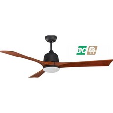 （修一）穩帝士 吊扇52吋 實木吊扇燈 DC吊扇 柚木黑 實木葉片 LED 16W/22W 遙控 台灣製造, 52吋 原木白,白光