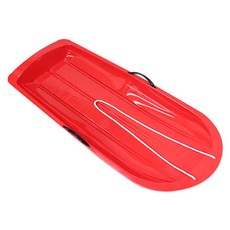 국산 눈썰매 (일반형) 2인용 1인용겸용 레드, 1개