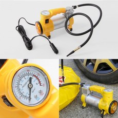 가나솔 LED 차량용 에어컴프레셔 펌프 35L 공기주입기