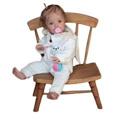 촬영용 실리콘 아기 인형 3개월 6개월 키덜트 방송 리얼 실물 애착 교육 선물 베이비, 60cm, 5호, 1개