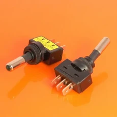 1/10PCS LED 토글 스위치 온/오프 직사각형 3핀 12V 20A 패널 자동차 밴 대시보드 SPST, 04 1PCS, 06 Green