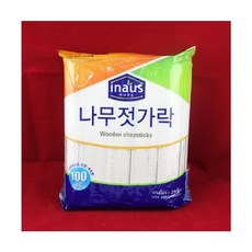 100P 크린목저 백양나무 식사 젓가락 수저 크린랲 17212PC 1(pc), 1개, 1개