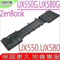 UX580G UX550G 原裝電池 (適用於 UX550GE UX550GD UX580GE C42N1728), 華碩電池 保固一年一個月, 1個