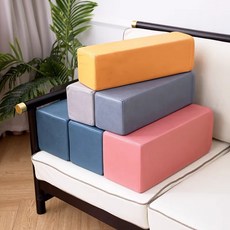 쇼파 팔걸이 쿠션 스펀지 다용도 베개 사각 각진 직사각형 침대, 길이15x15cmx50cm 골든