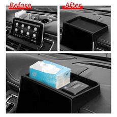 Smabee GMC 유콘/쉐보레 서버반/타호 2021-2024용 대시보드 보관 트레이 센터 콘솔 디스플레이 박스 정리함 ABS 스크린 자동차 액세서리 (Denali/Denali, Smabee GMC 유콘/쉐보레 서버반/타호 2021-