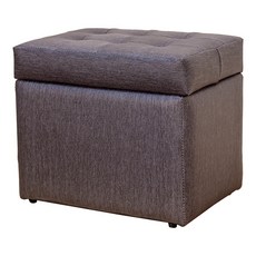 BuyJM 艾莉絲耐磨貓抓皮掀蓋椅 多功能收納椅凳 客廳穿鞋椅 寬38公分, 灰色, 1個