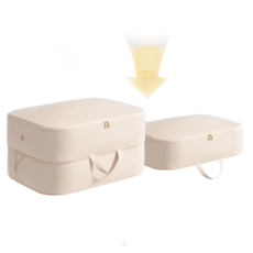 비스포킷 이불 옷 정리함 여행 캠핑 압축팩 정리 가방 보관함 수납함 압축 파우치, 2개, 1개입