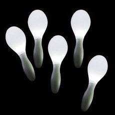 LED 요술봉 PVC마라카스 흰색 타악기 유아타악기 LED마라카스, 10개