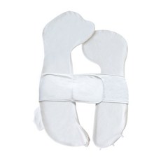 도레미베이비 아기베개 짱구 신생아 유아 두상관리 출산선물 모로반사 태열 방지 베개, 커버추가-모로밴드뱀부커버