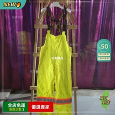 A15 戶外登山下水釣魚揹帶褲 雨褲防塵防髒工作褲 連體釣魚褲青蛙褲 防水設計 戶外作業 防護裝備FS, 1個, 綠胸圍100衣長118釐米有髒污