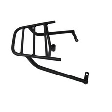 光陽 V1/V2/金牌/金將 16mm實心機車後架 - 免拆扶手設計，載物更穩固, 消光黑色