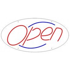 오픈 네온사인 조명 카페 패스트푸드 LED 무선 매장 리모콘 OPEN-R 모델, 1개, RGB