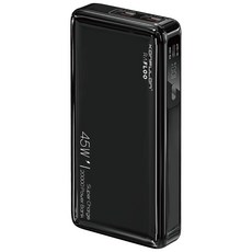 라플루 RPB-45W 초고속 충전 보조배터리 PPS 20000mAh 휴대용 기내반입 PD 45W, 블랙, 블랙