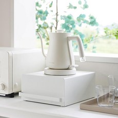 21세기트랜드 마보이 철제스타일 주방 슬라이드 정리수납함, 화이트, 1개