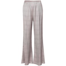 포르테포르테 플레이드 체크 플레어 팬츠