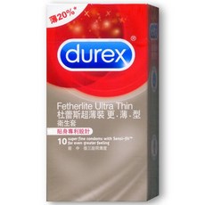 杜蕾斯 Featherlite Ultra Thin 超薄衛生套 更薄型20%*, 1個