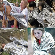 방수 방풍 방열 야외 활동 체온 유지 비상 담요, 사이즈업140X210, 1개, 사이즈업140X210