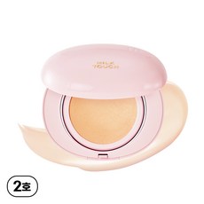 밀크터치 올데이 스킨 핏 밀키 글로우 쿠션, 1개, 02 바닐라 아이보리