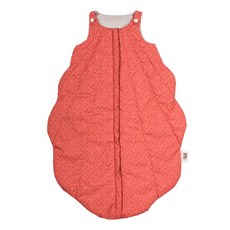 『BabyBites』西班牙鯊魚咬一口 嬰幼兒睡袋-珊瑚紅貝殼 防踢被 / 寶寶棉被 / 睡袋
