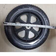 均佳 輪椅輪胎 小輪 12吋 1/2 X 2 1/4 便盆椅後輪 原廠貨 FZK4351, 富士康-單顆, 1個
