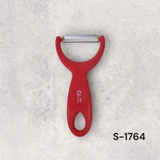 餐具達人 S-1764 S-1626 刮皮刀 廚房用品 台灣製造, 1個, 大阪活動削皮刀 (附刀套) 紅, 紅
