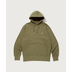CHAMPION 베이직 C로고 후드 티셔츠 Normal Khaki 200429
