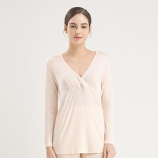 [국내생산] 뉴니끄 텐셀랩 임산부내의 상의 스윗오렌지 4size