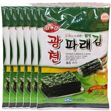[가온애] 광천김 / 광천 파래 전장김, 25g, 6개