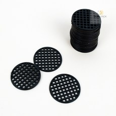 원형 화분거름망 배수망 분갈이깔망 흙망 50개입, 소