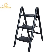 家用折疊花架梯 加厚室內樓梯 多功能人字鐵梯, 1個, 二