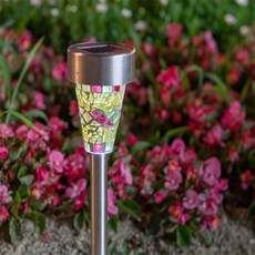 해들일추천샵 태양광 LED 정원등 노란모자이크 잔디조명등