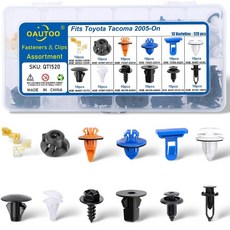 OAUTOO 120pcs는 토요타 타코마 2005 온 바디 리테이너 내부 및 외부 패스너 클립 모음 범퍼 커버 후드티 펜더 몰딩 도어 패널 클립에 맞습니다, OAUTOO 120pcs는 토요타 타코마 2005온 바