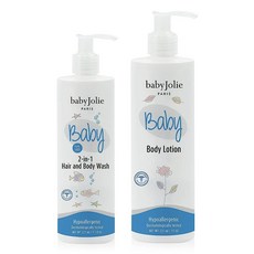 Baby Jolie Bath 2피스 번들 - 바디 로션 1개 + 1 2 in 헤어 앤 워시